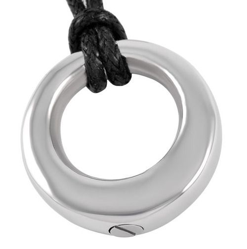 Eternity Silver Circle Pendant