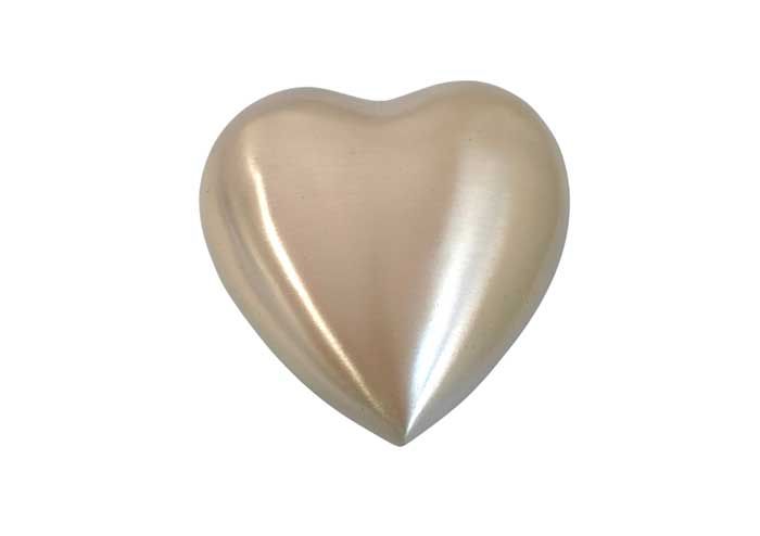Gold Heart Keepsake Urn