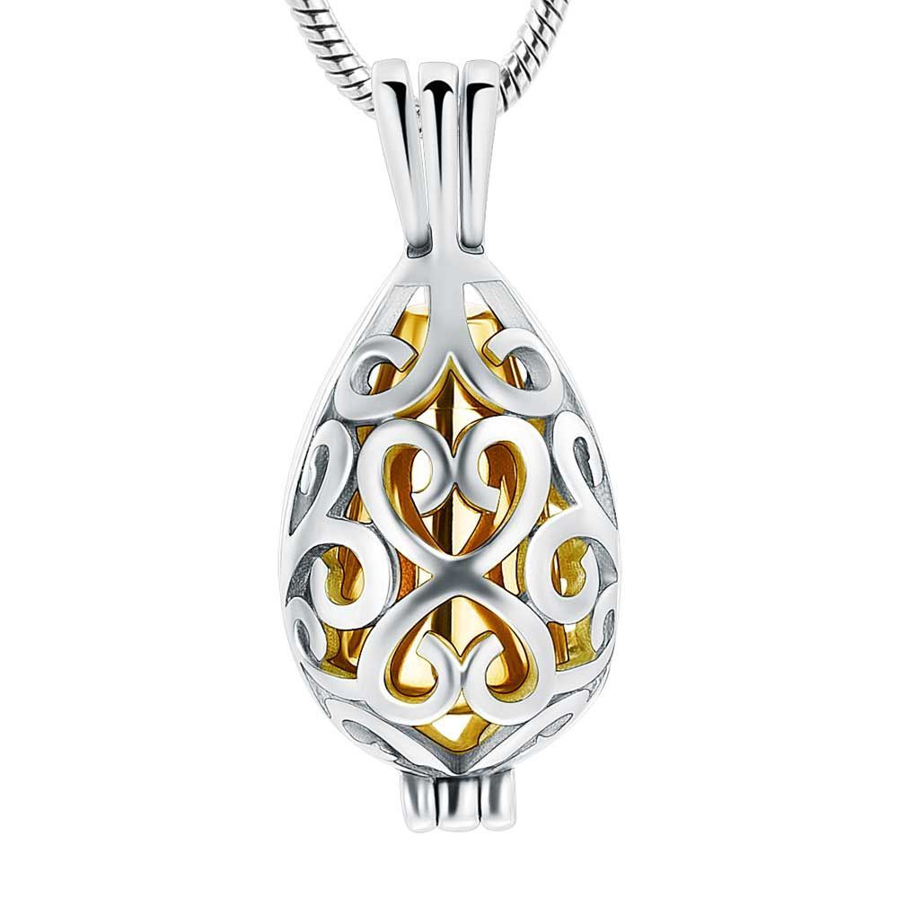 Gold Teardrop Pendant