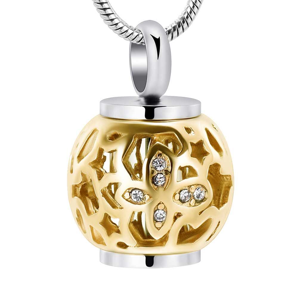 Lantern Urn Gold Pendant