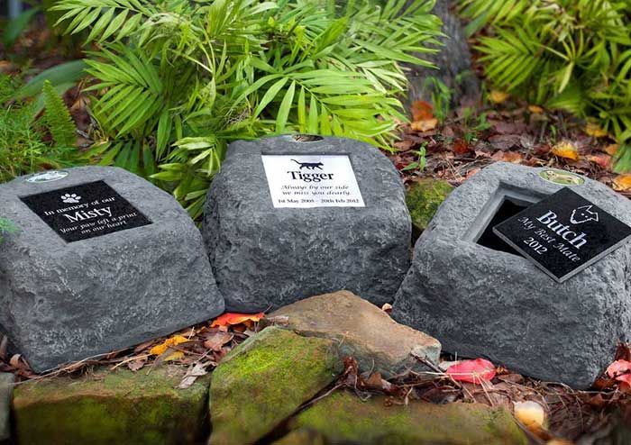 Resin Stone Urn Grante