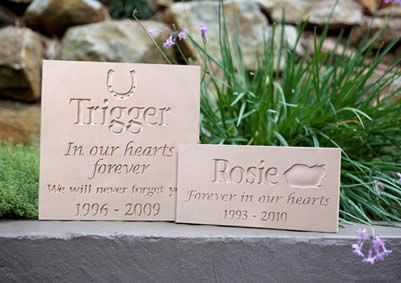 sandstone memorial plaques