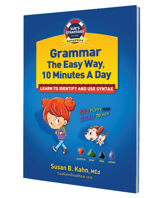 a book titled Grammar the easy way 10 minutes a day by Sues Strategies
