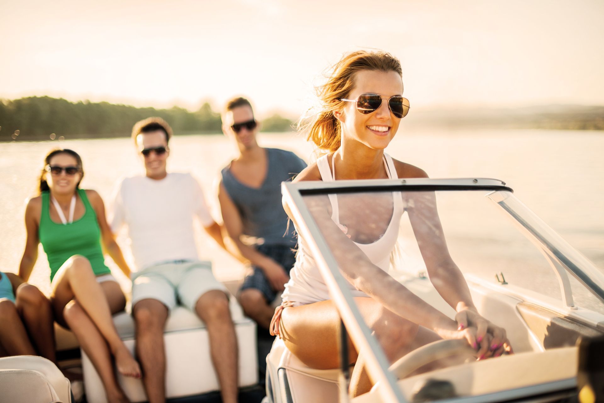 people in a boat