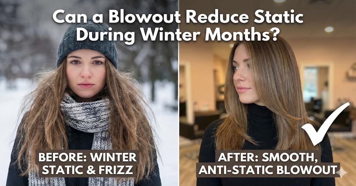 Can a Blowout Reduce Static During Winter Months