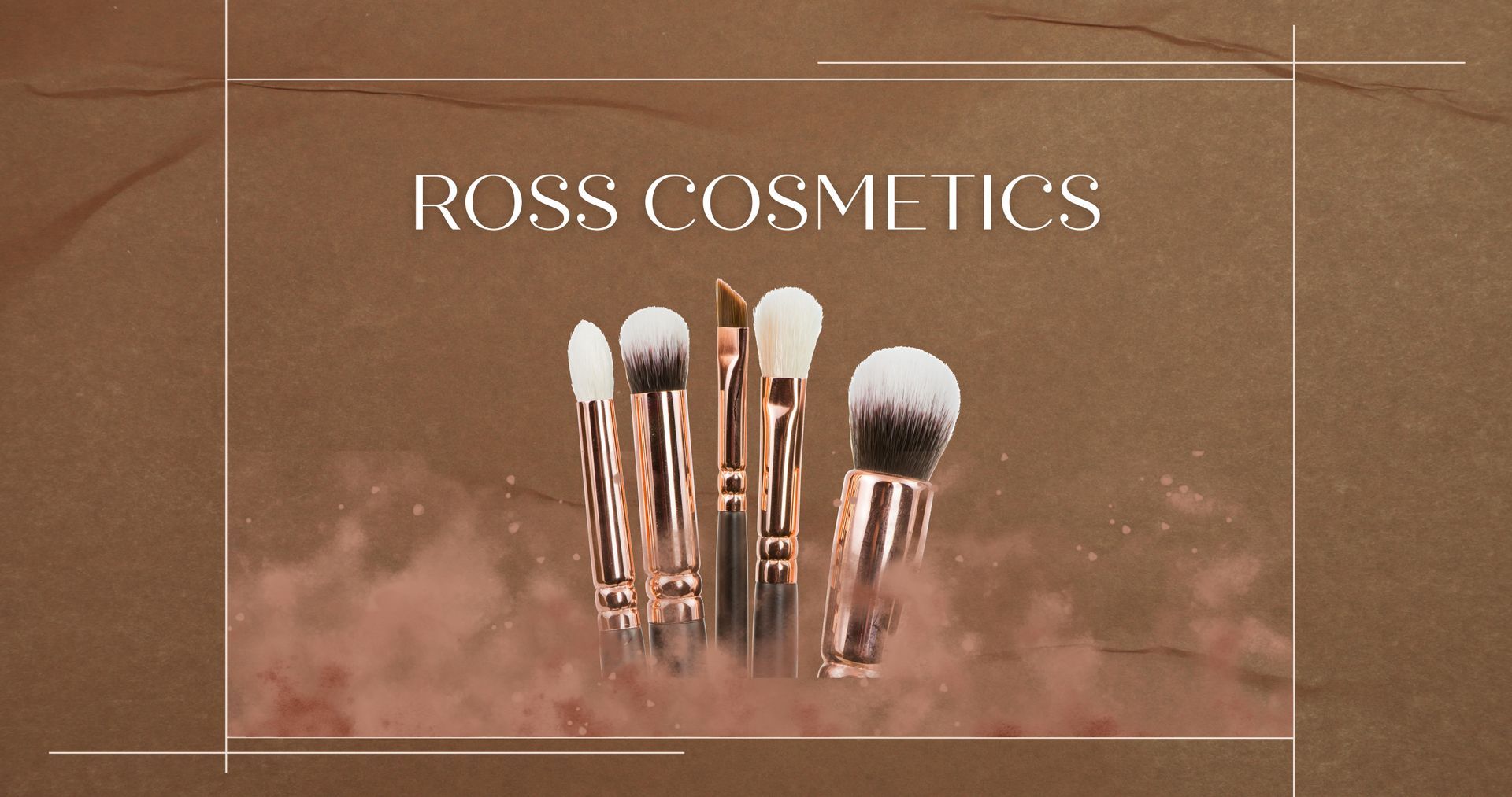 a group of makeup brushes sitting on top of a brown surface .