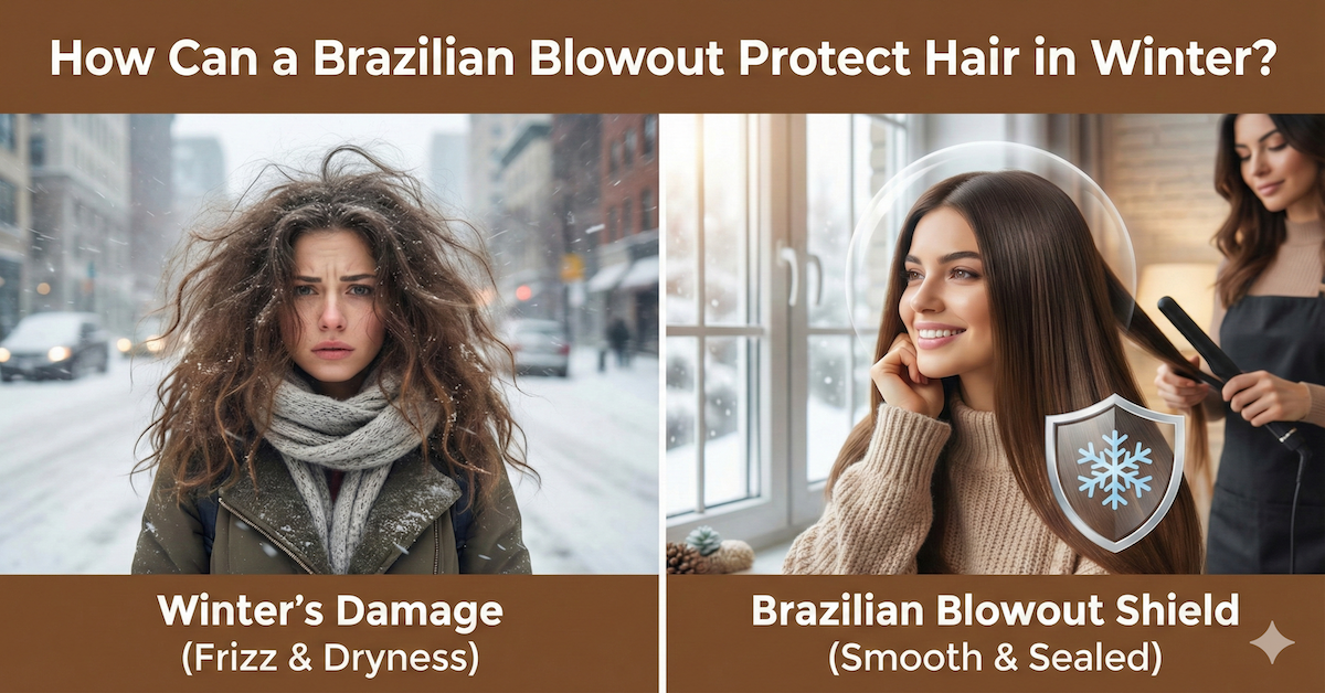 How Can a Brazilian Blowout Protect Hair in Winter?