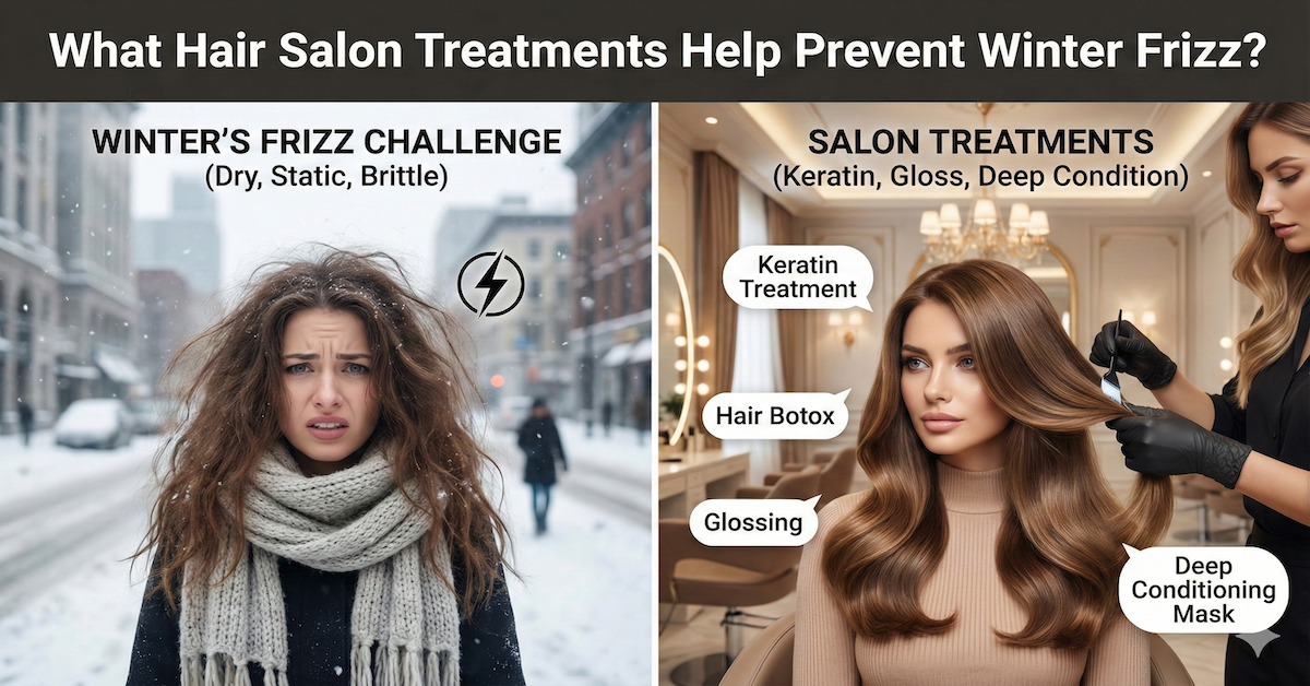 What Hair Salon Treatments Help Prevent Winter Frizz?