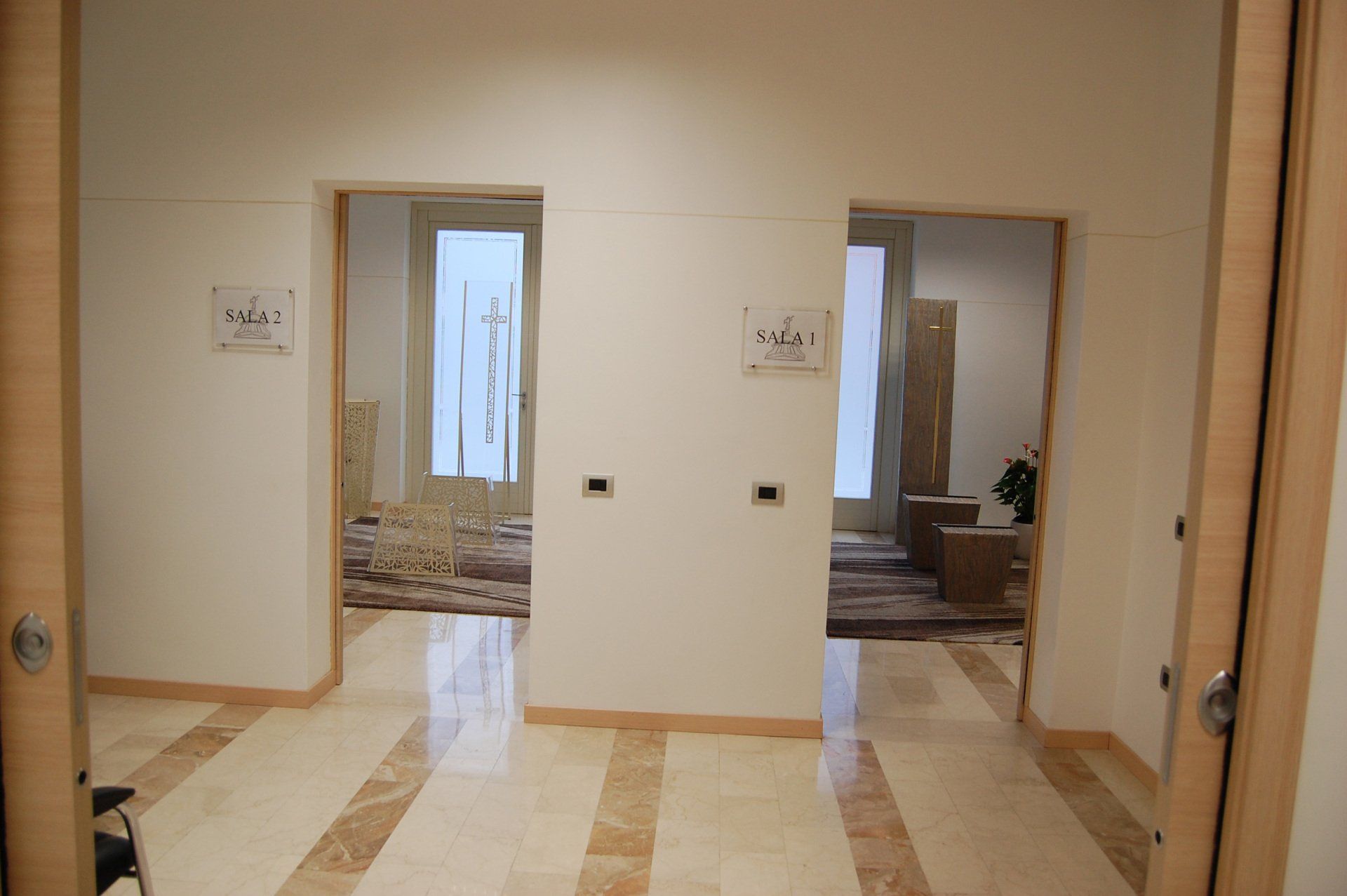 due stanze per la veglia del defunto