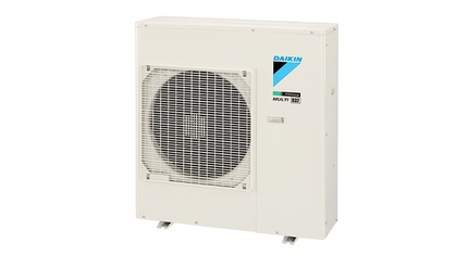 A White Daikin Air Conditioner is Sitting on a White Surface — Airac Sales & Service in Berserker QLD