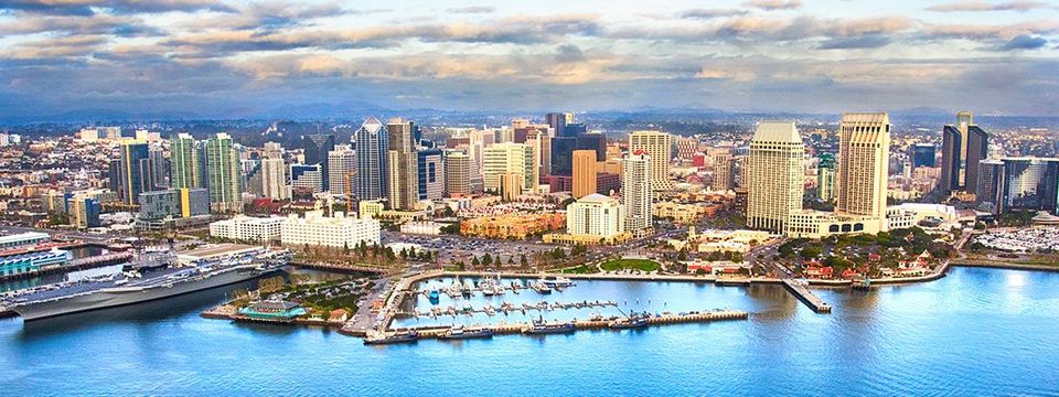 San Diego skyline and harbor