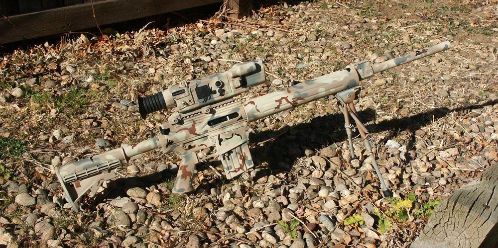 AR-10 USMC Camouflage