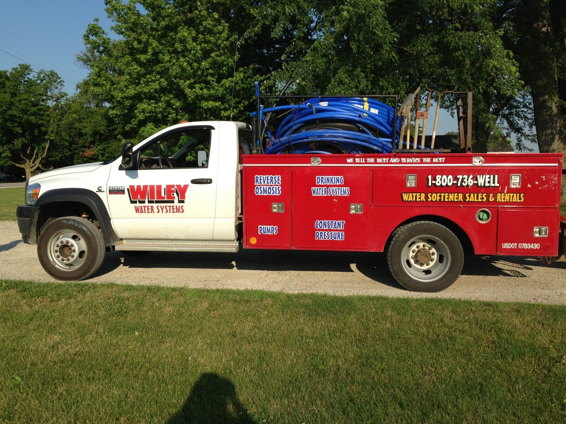 Wiley Water Systems Service Truck — Union City, IN — Wiley Water Systems