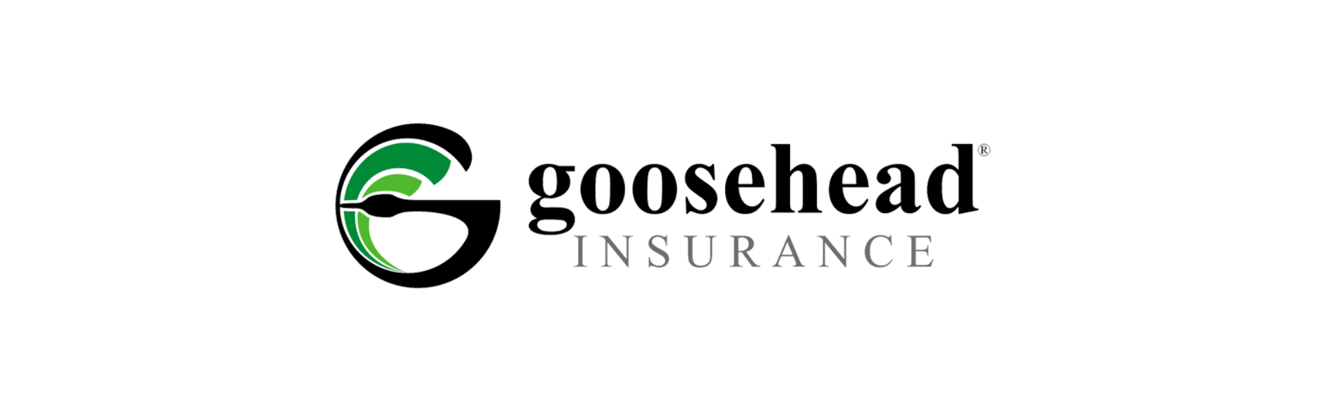 Goosehead insurance logo on a white background