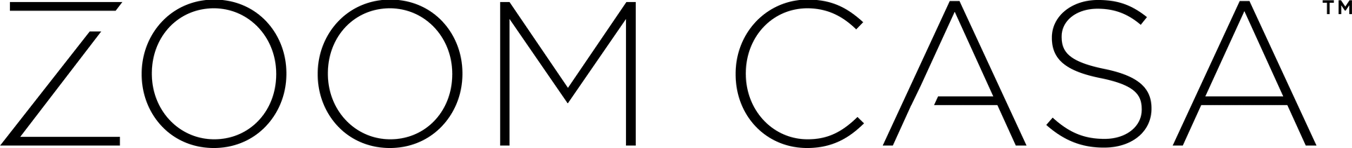 Zoom Casa logo on a white background