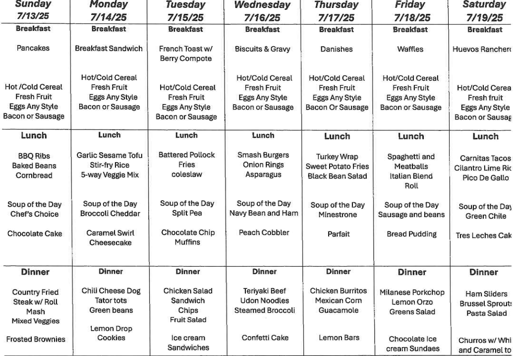 A white sheet of paper with a lot of text on it.
