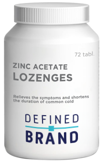 Zinc acetate lozenges
