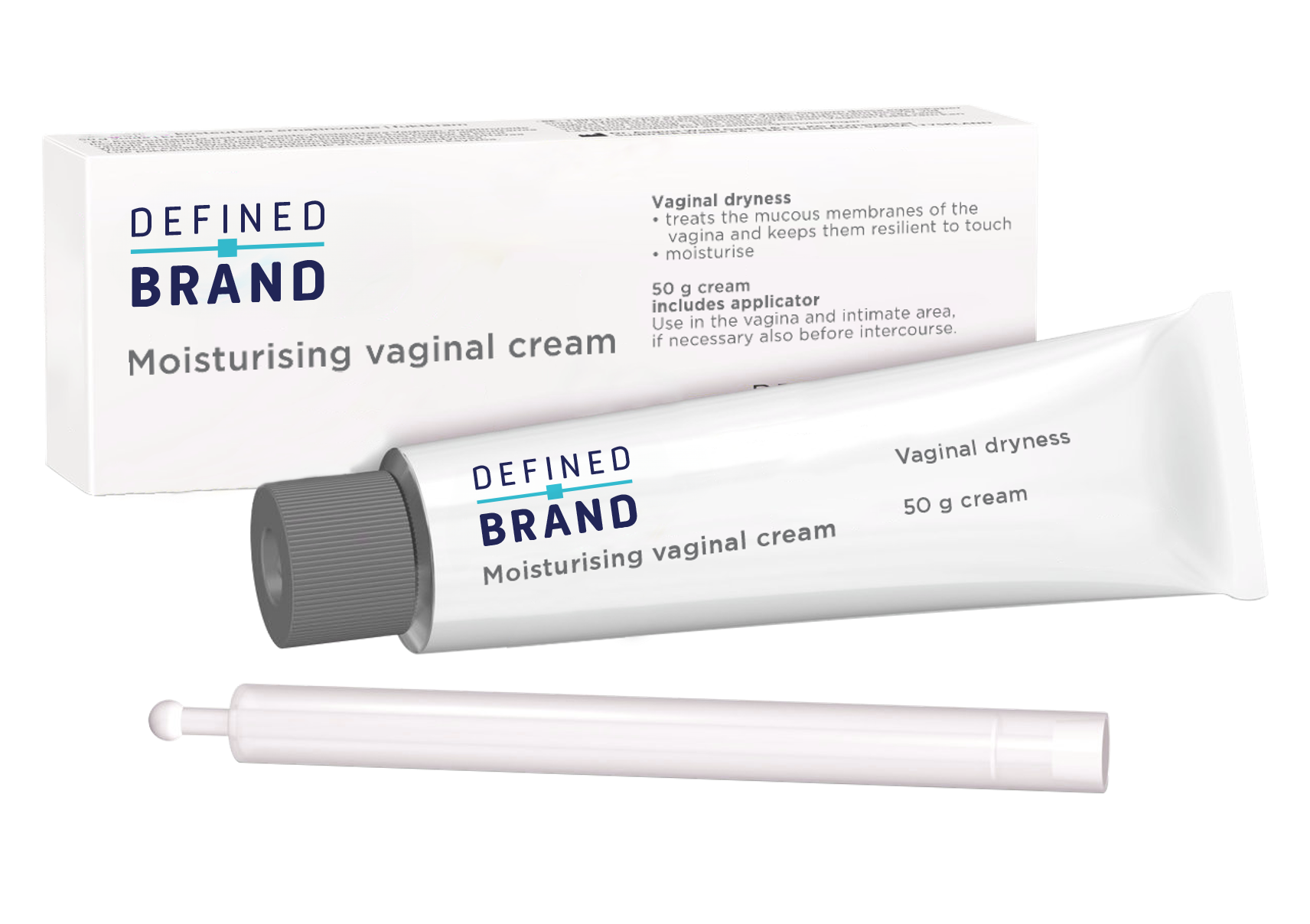 Moisturising vaginal cream