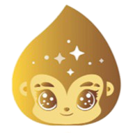 The word goldy is written in gold on a white background