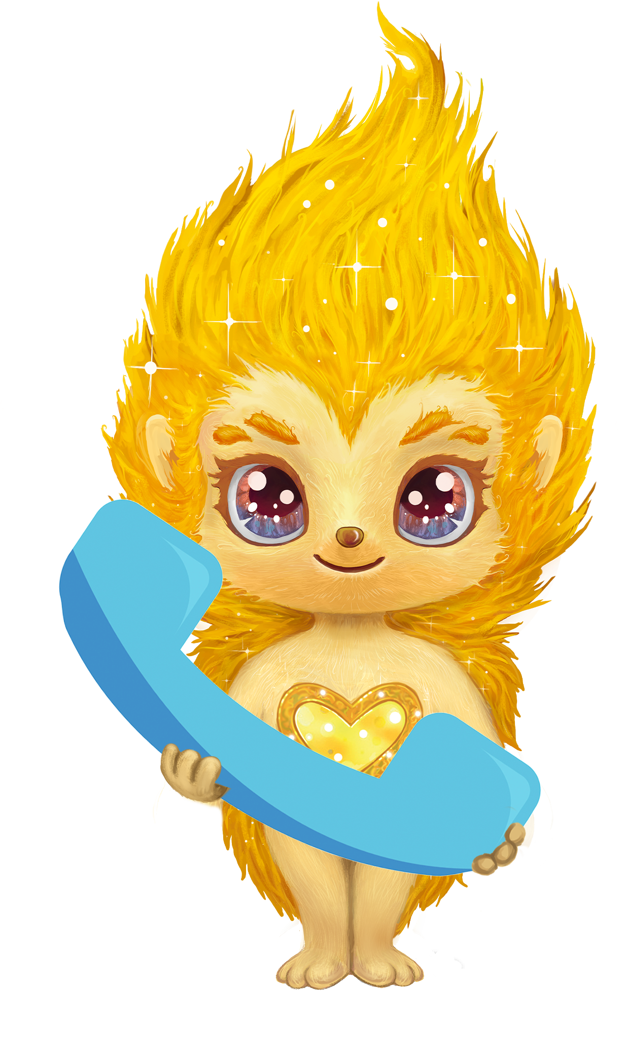 The word goldy is written in gold on a white background