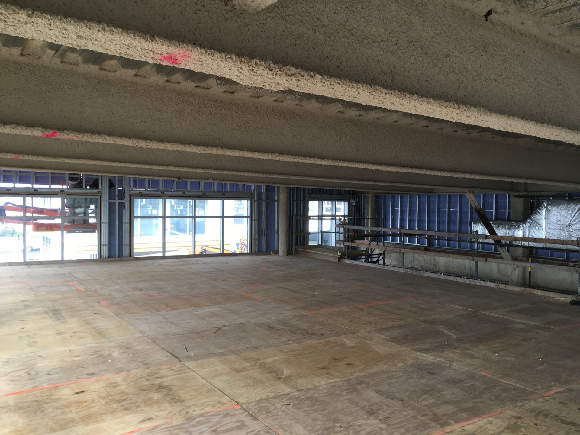 scaffolding, Debri chute, trash chute, New england, massachusetts, Connecticut, Rhode Island, Maine, New Hampshire, Vermont, Shoring, Swing stage, Osha plank, stair tower, Pedestrian Protection