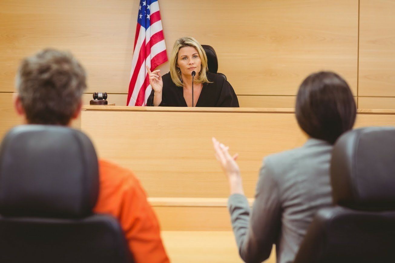 Lawyer Explaining to a Judge — Fort Walton, FL — Matt McKeehan Bail Bonds
