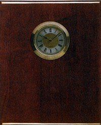 Hi-Gloss Rosewood Clock Plaque