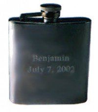 7oz Polished Stainless Steel Flask