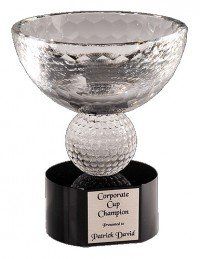 Optic Crystal Golf Champion Trophy