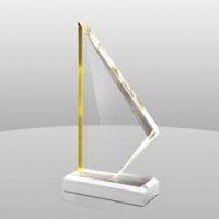 Acrylic Gold Sail Award
