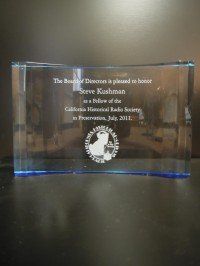 Acrylic Crescent Award