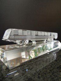 Optic Crystal BART Train