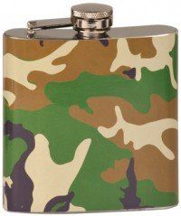 Laserable 6oz Stainless Steel Flask