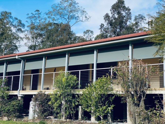 Alfresco Folding Arm Awnings — Abode Shutters & Blinds In Taree South NSW