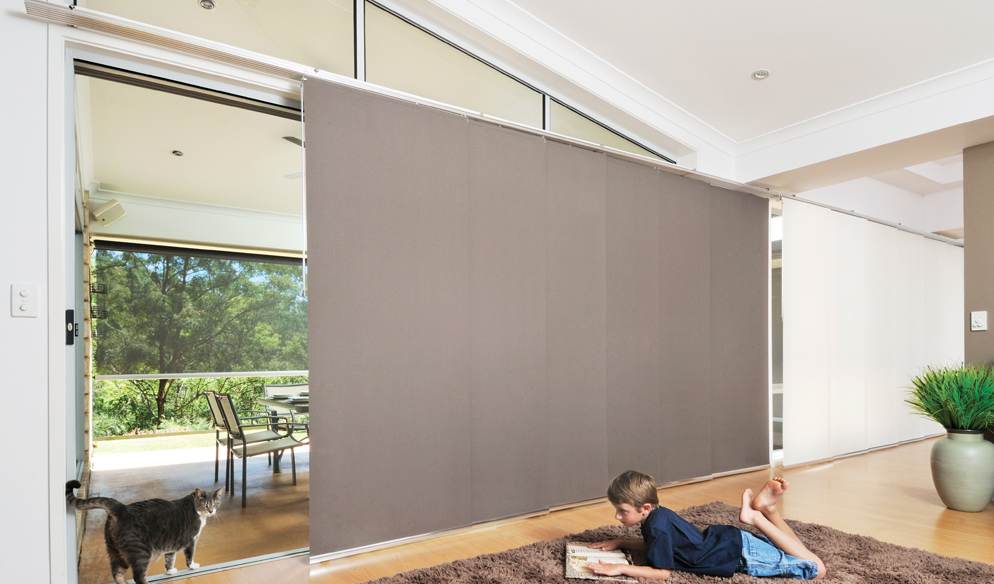 Panel Glides Green Color — Abode Shutters & Blinds In Taree South NSW