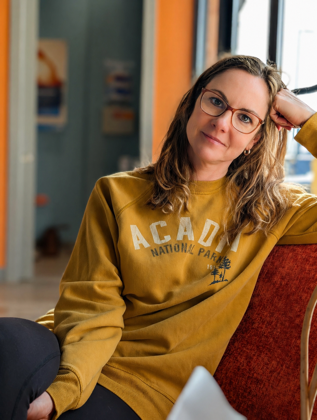 Woman in her 50s feeling balanced and energized