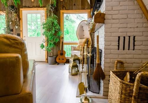 A beautiful living room with good setup and placements.