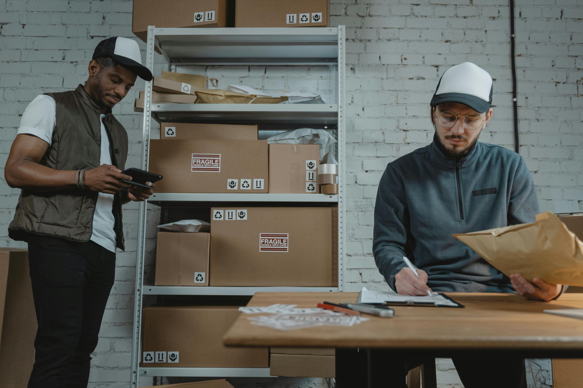 A large warehouse with a perfect inventory planning.