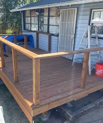 Installed Wooden Deck — Portland, OR — Black Dreams Construction