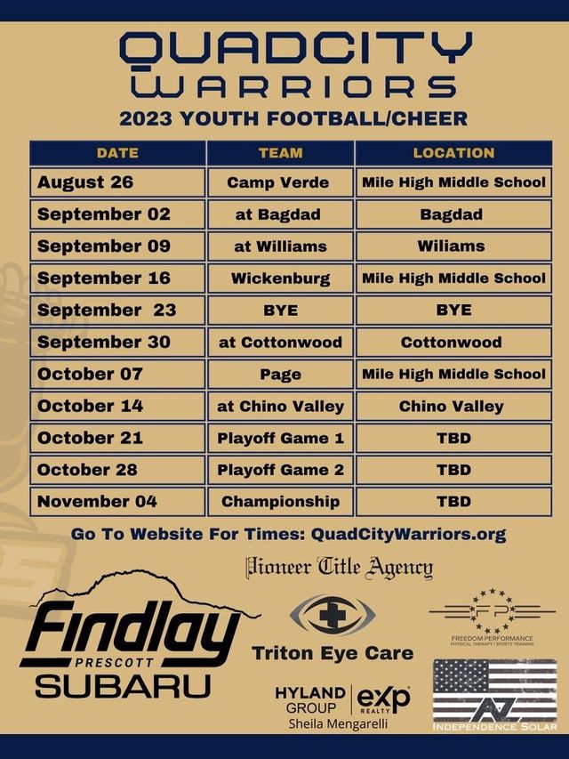 Camp Verde Youth Football and Cheer
