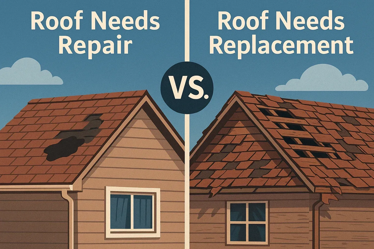 Roof Repair vs Replacement in Houston