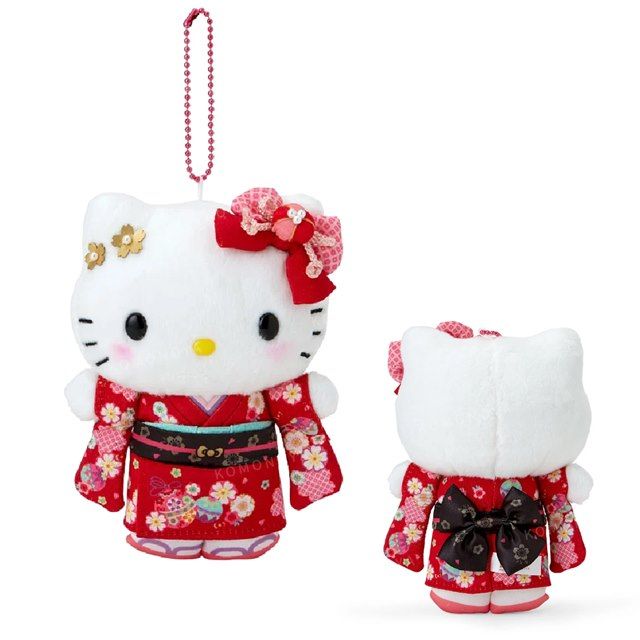 (現貨) 日本境內限定 三麗鷗角色和服玩偶吊飾 娃娃