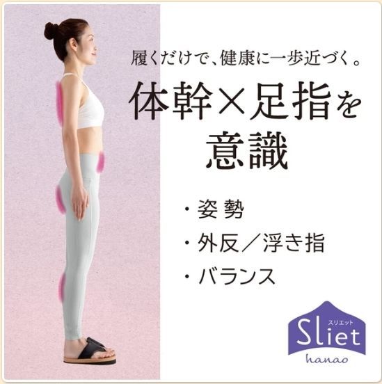 (預購)日本熱賣款 【Sliet Hanao 體幹支撐拖鞋】