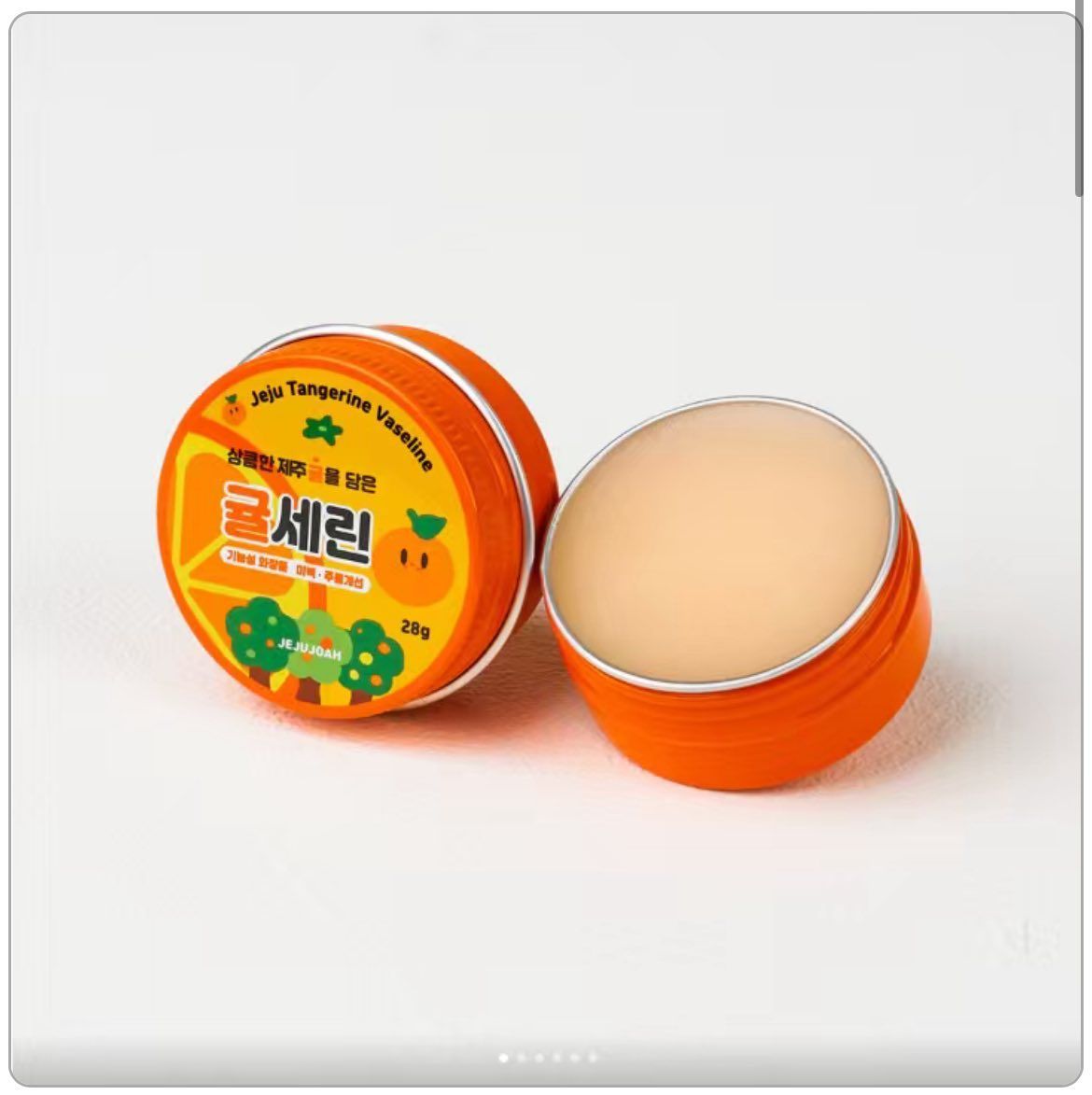 韓國爆紅 JEJUJOAH 橘子凡士林28g