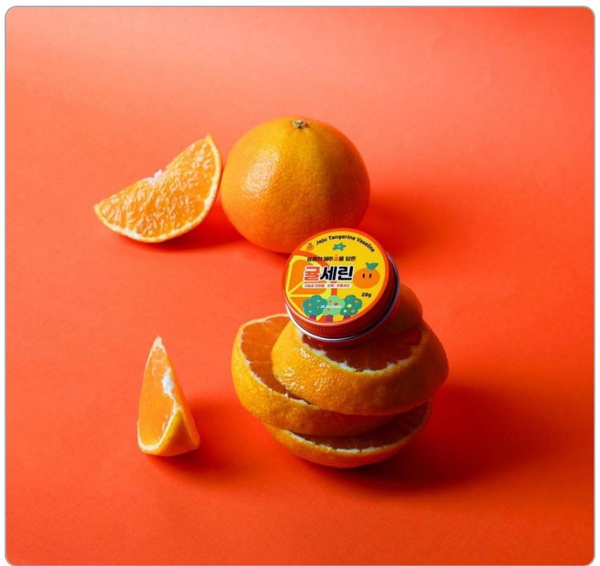 韓國爆紅 JEJUJOAH 橘子凡士林28g