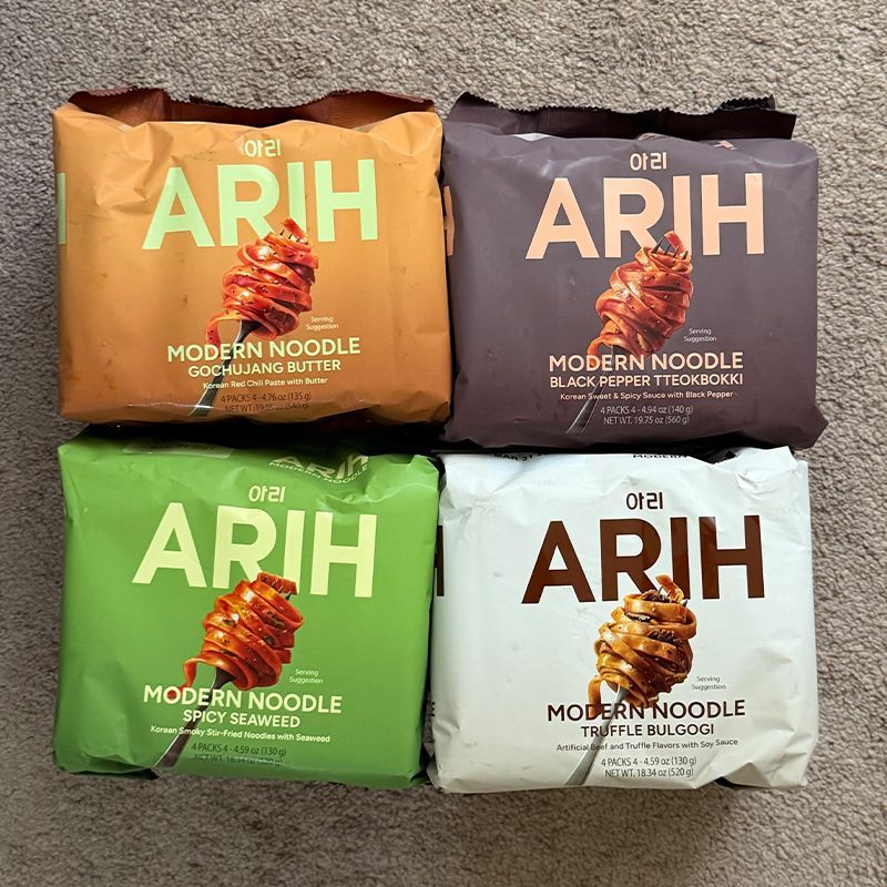 (預購) 韓國爆紅！BTS也愛吃的 ARIH 摩登麵袋裝4入