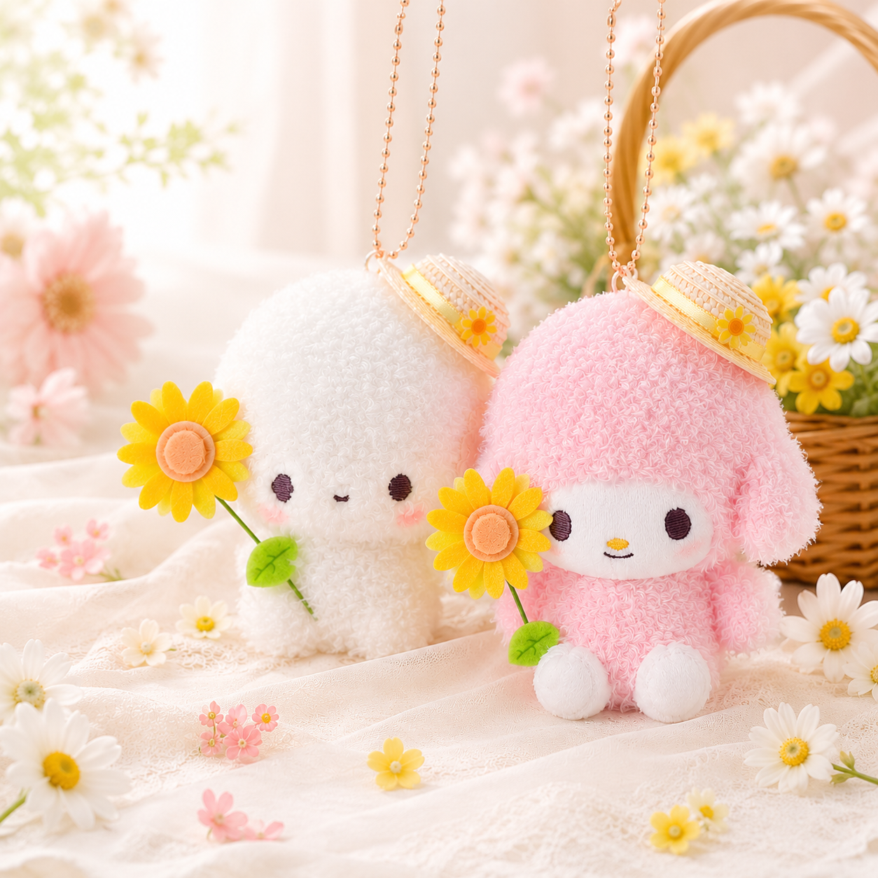 (現貨) 三麗鷗 Sanrio 【夏日限定】 向日葵系列娃娃 小麥粉 彼安諾