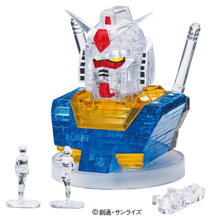 (預購) BANDAI NAMCO《機動戰士鋼彈》水晶立體拼圖