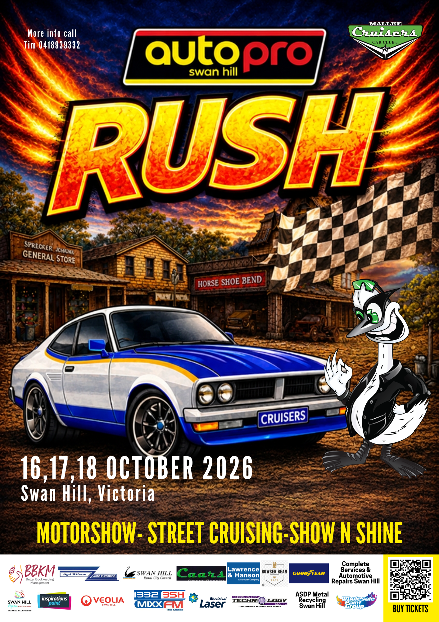Autopro Rush event poster