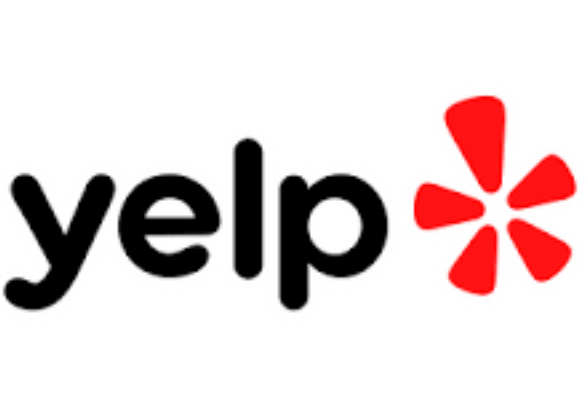 Yelp icon to represent where the client review is from 